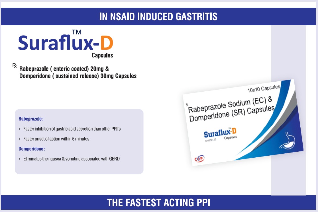 SURAFLUX-D nsaid induced gastritis